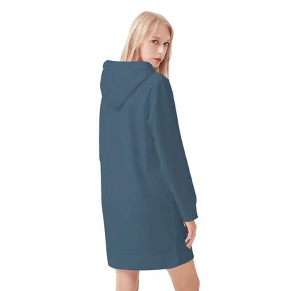 arapawa-damen-hoodiekleid-warmes-velvet-kapuzenkleid-aus-weichem-samt-fleece-hoodiekleid-jlr-design-2 - JLR Design