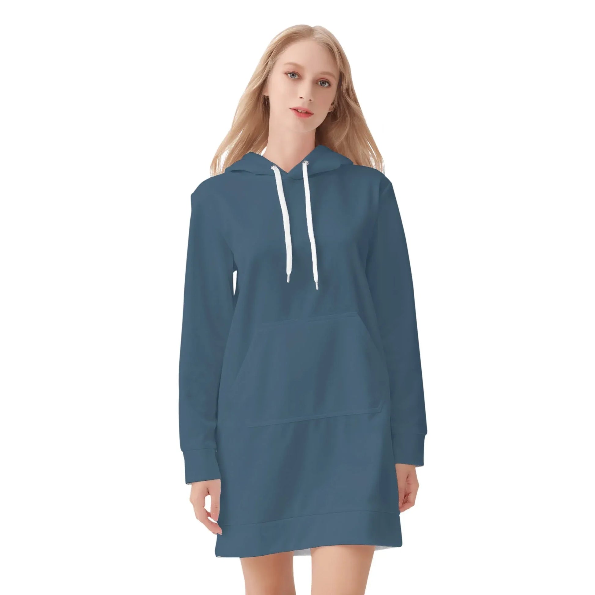 arapawa-damen-hoodiekleid-warmes-velvet-kapuzenkleid-aus-weichem-samt-fleece-hoodiekleid-jlr-design-3 - JLR Design