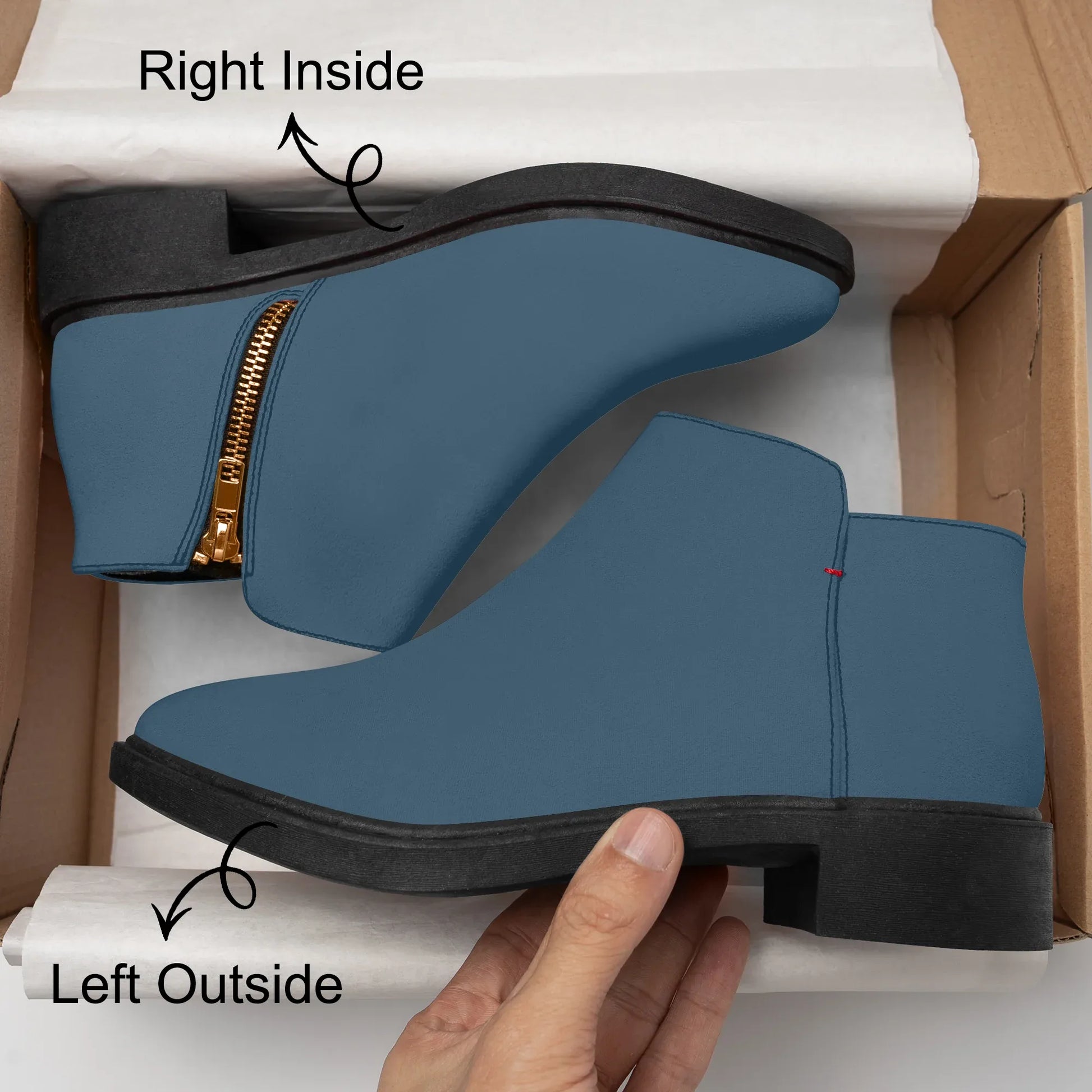 arapawa-elegante-reissverschluss-stiefeletten-stiefeletten-jlr-design-8 - JLR Design
