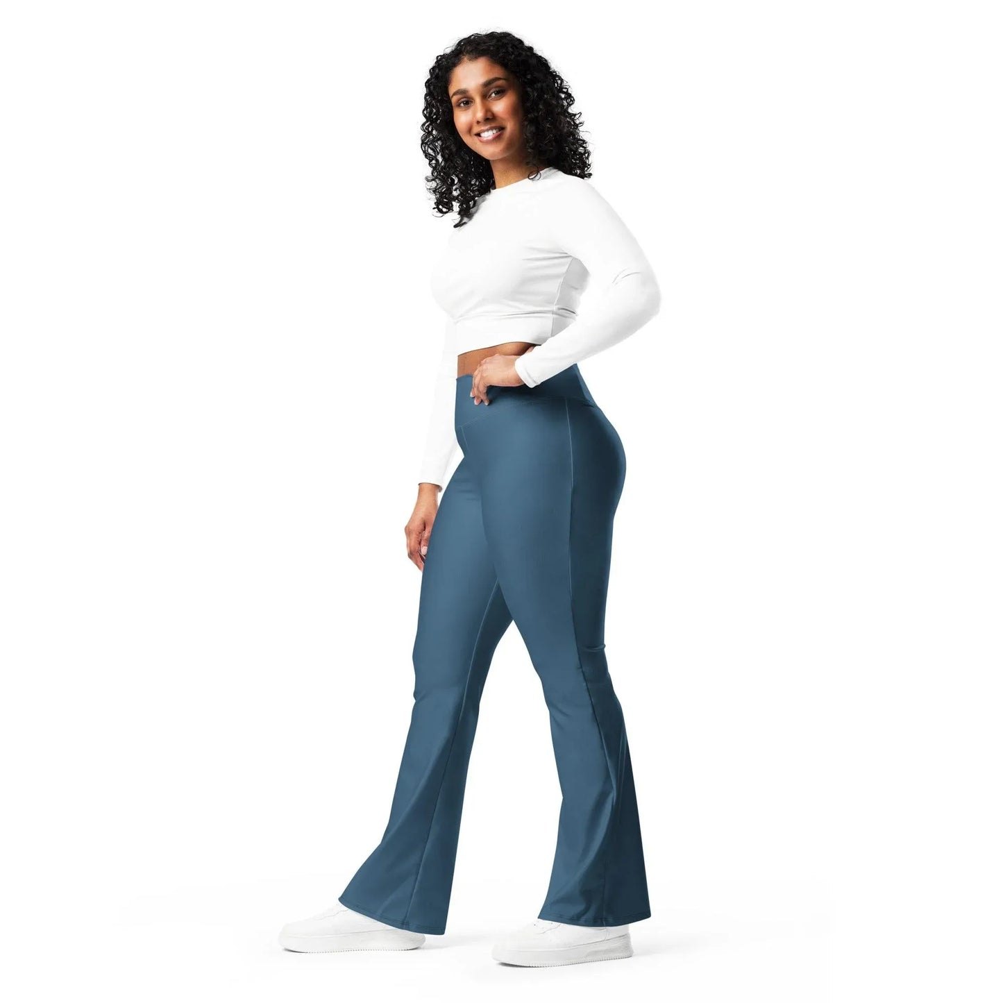 arapawa-high-waist-flare-leggings-flare-leggings-jlr-design-6 - JLR Design