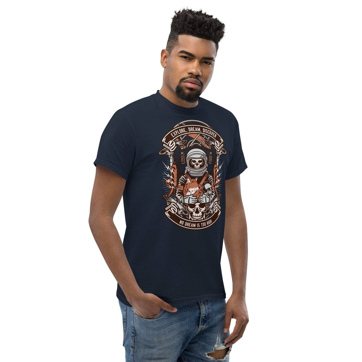 astronaut-skull-herren-t-shirt-t-shirt-jlr-design-13 - JLR Design