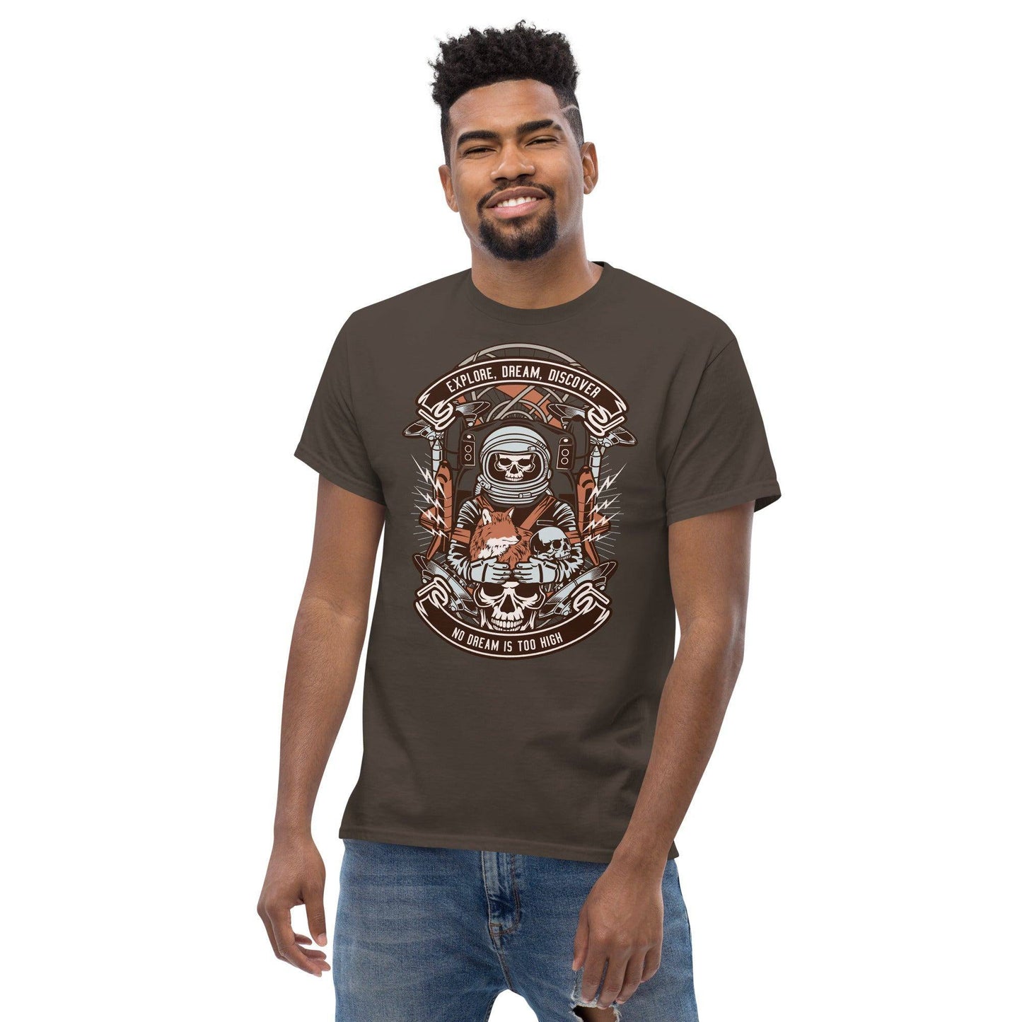 astronaut-skull-herren-t-shirt-t-shirt-jlr-design-23 - JLR Design