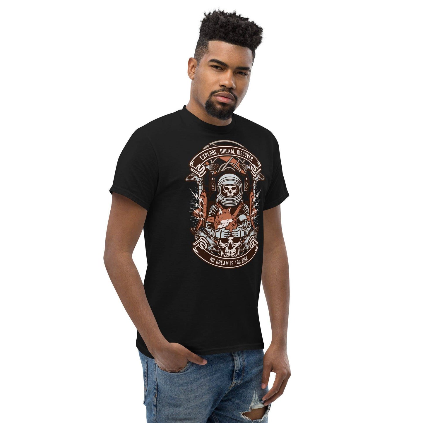 astronaut-skull-herren-t-shirt-t-shirt-jlr-design-9 - JLR Design