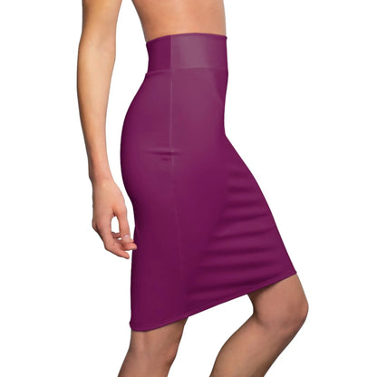 aubergine-bleistiftrock-fur-damen-eleganter-mid-waist-rock-mit-stretch-komfort-bleistiftrock-jlr-design-2 - JLR Design