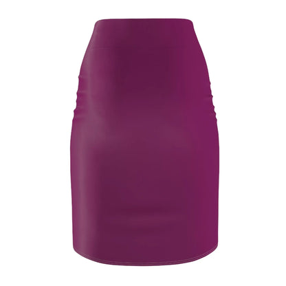 aubergine-bleistiftrock-fur-damen-eleganter-mid-waist-rock-mit-stretch-komfort-bleistiftrock-jlr-design-4 - JLR Design