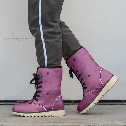 aubergine-chic-boots-mit-pluschfutter-boots-jlr-design-2 - JLR Design