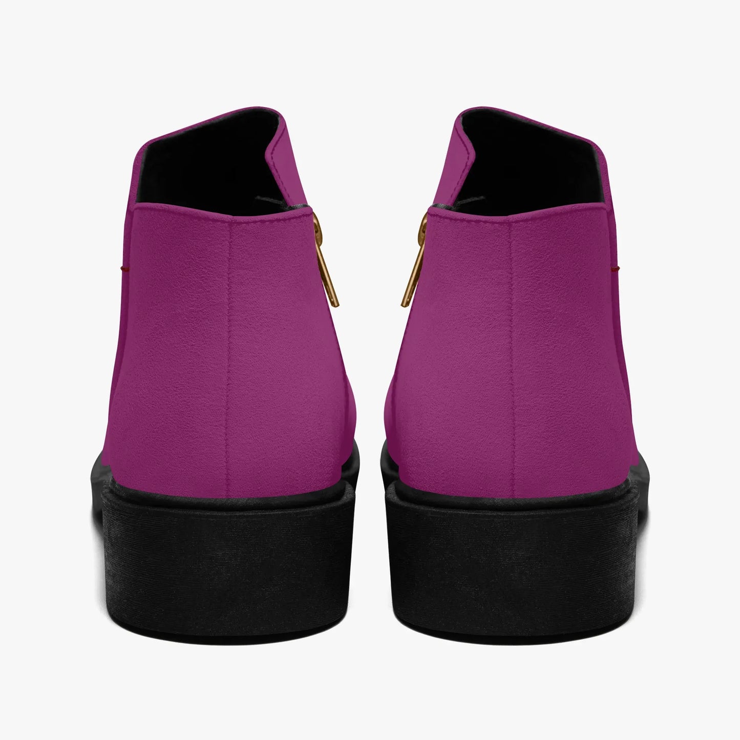 aubergine-elegante-reissverschluss-stiefeletten-stiefeletten-jlr-design-2 - JLR Design