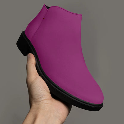 aubergine-elegante-reissverschluss-stiefeletten-stiefeletten-jlr-design-3 - JLR Design