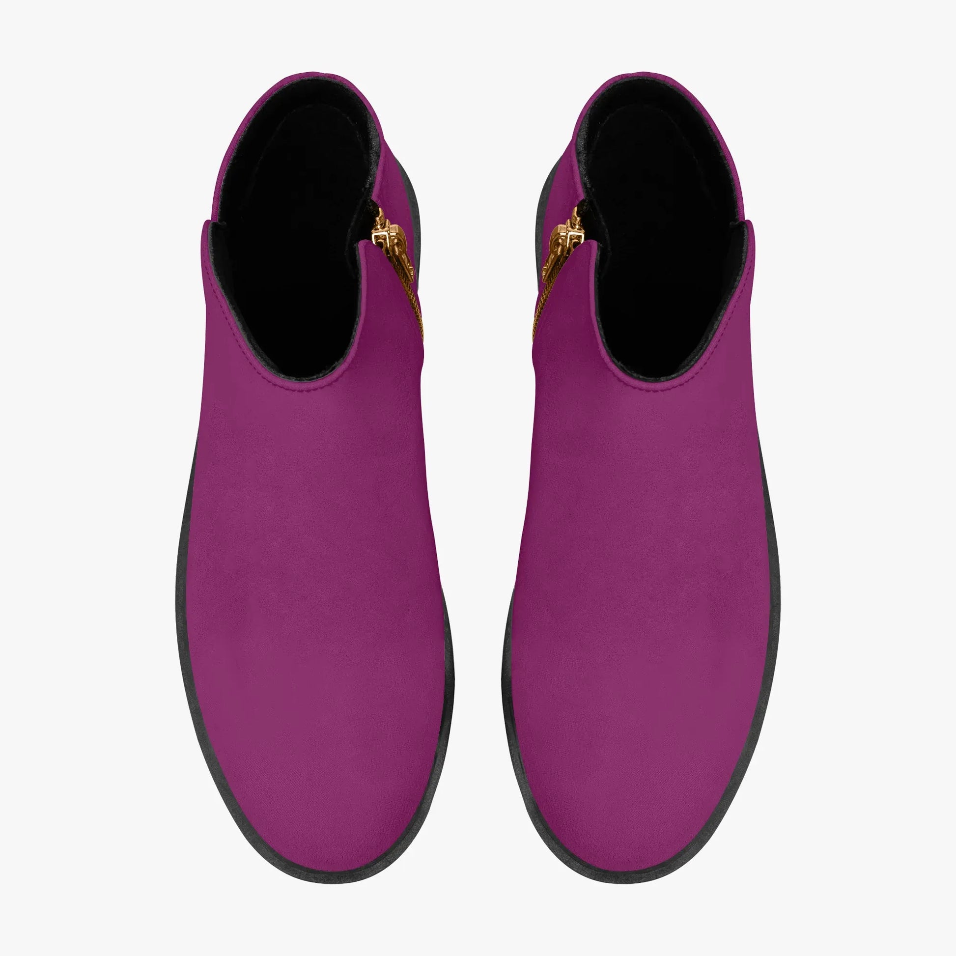 aubergine-elegante-reissverschluss-stiefeletten-stiefeletten-jlr-design-7 - JLR Design