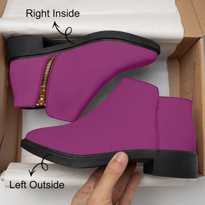 aubergine-elegante-reissverschluss-stiefeletten-stiefeletten-jlr-design-8 - JLR Design