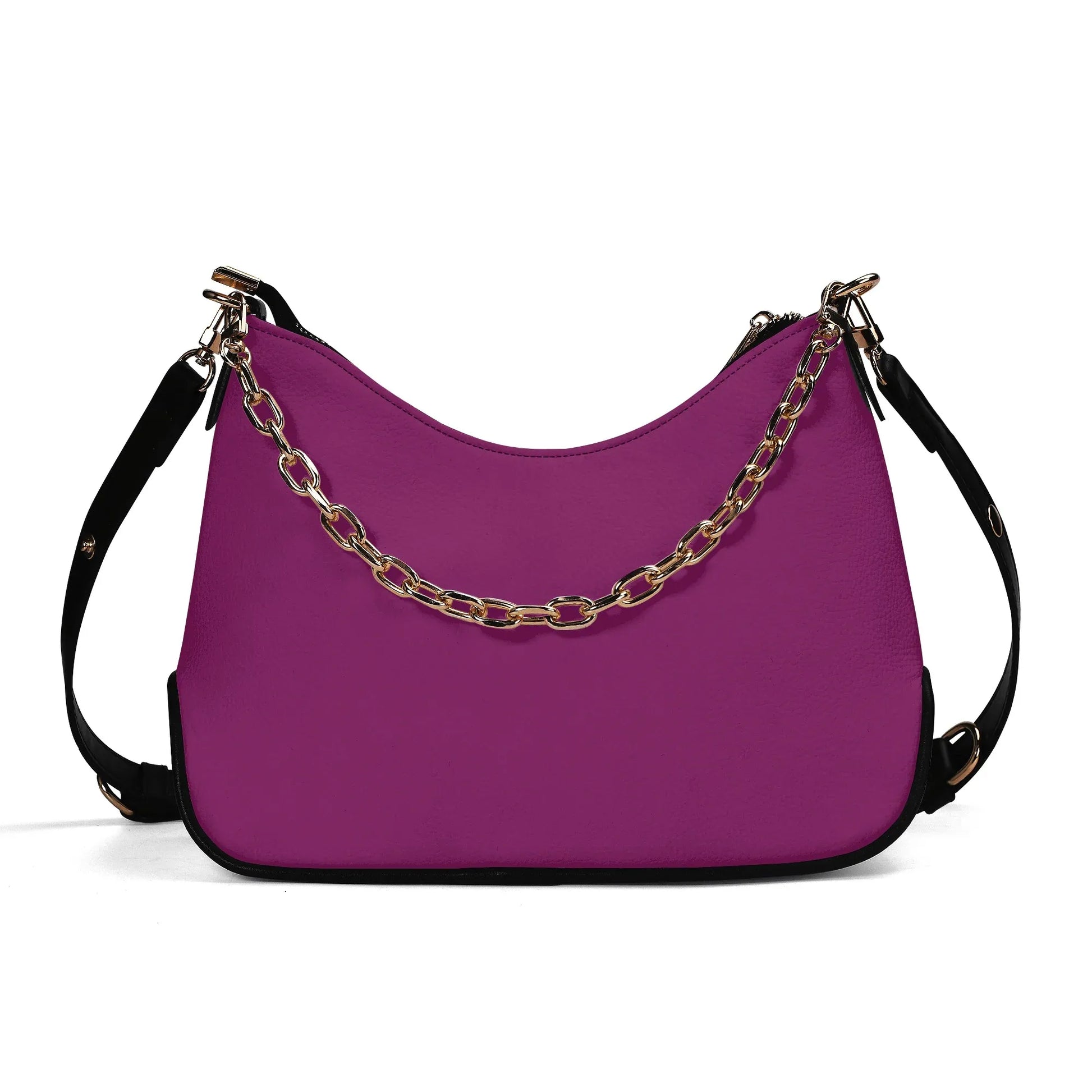 aubergine-elegante-umhangetasche-mit-kette-umhangetasche-jlr-design-1 - JLR Design