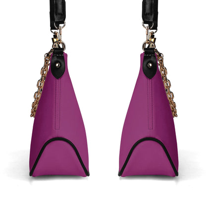 aubergine-elegante-umhangetasche-mit-kette-umhangetasche-jlr-design-4 - JLR Design