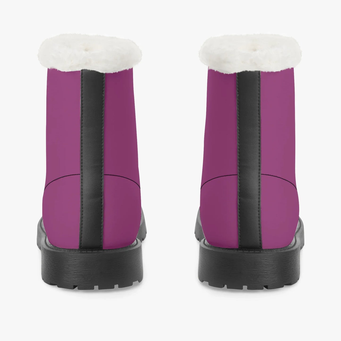 aubergine-faux-fur-leder-boots-boots-jlr-design-6 - JLR Design