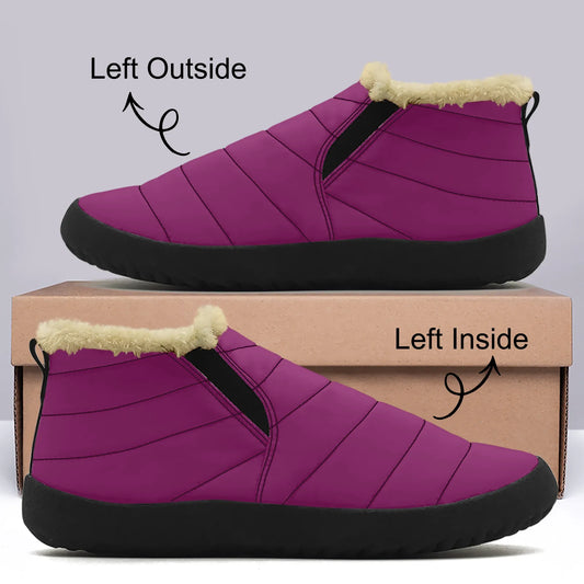 aubergine-faux-fur-slipper-slipper-jlr-design-1 - JLR Design