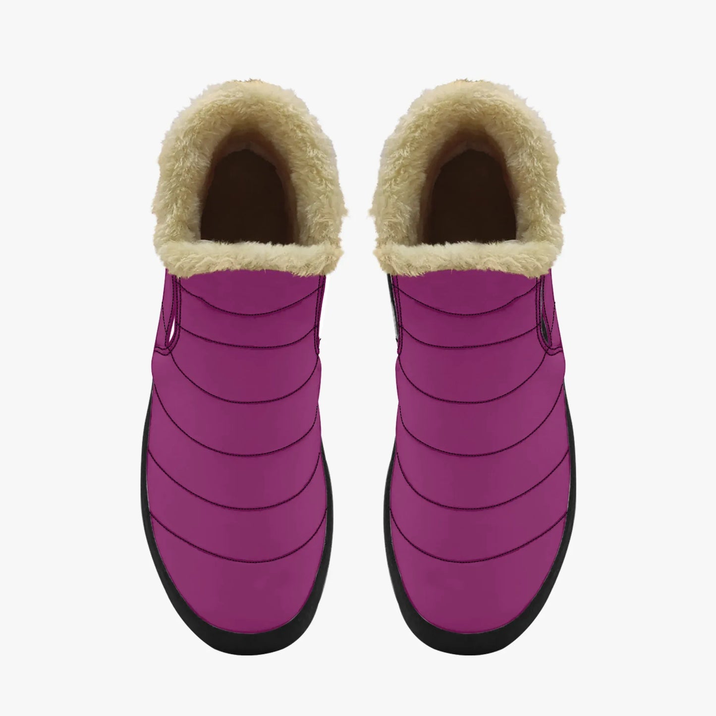 aubergine-faux-fur-slipper-slipper-jlr-design-5 - JLR Design