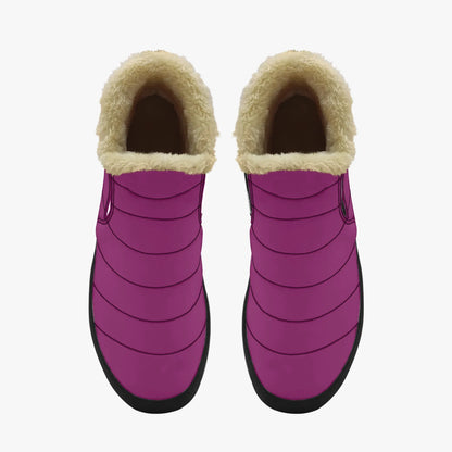 aubergine-faux-fur-slipper-slipper-jlr-design-5 - JLR Design