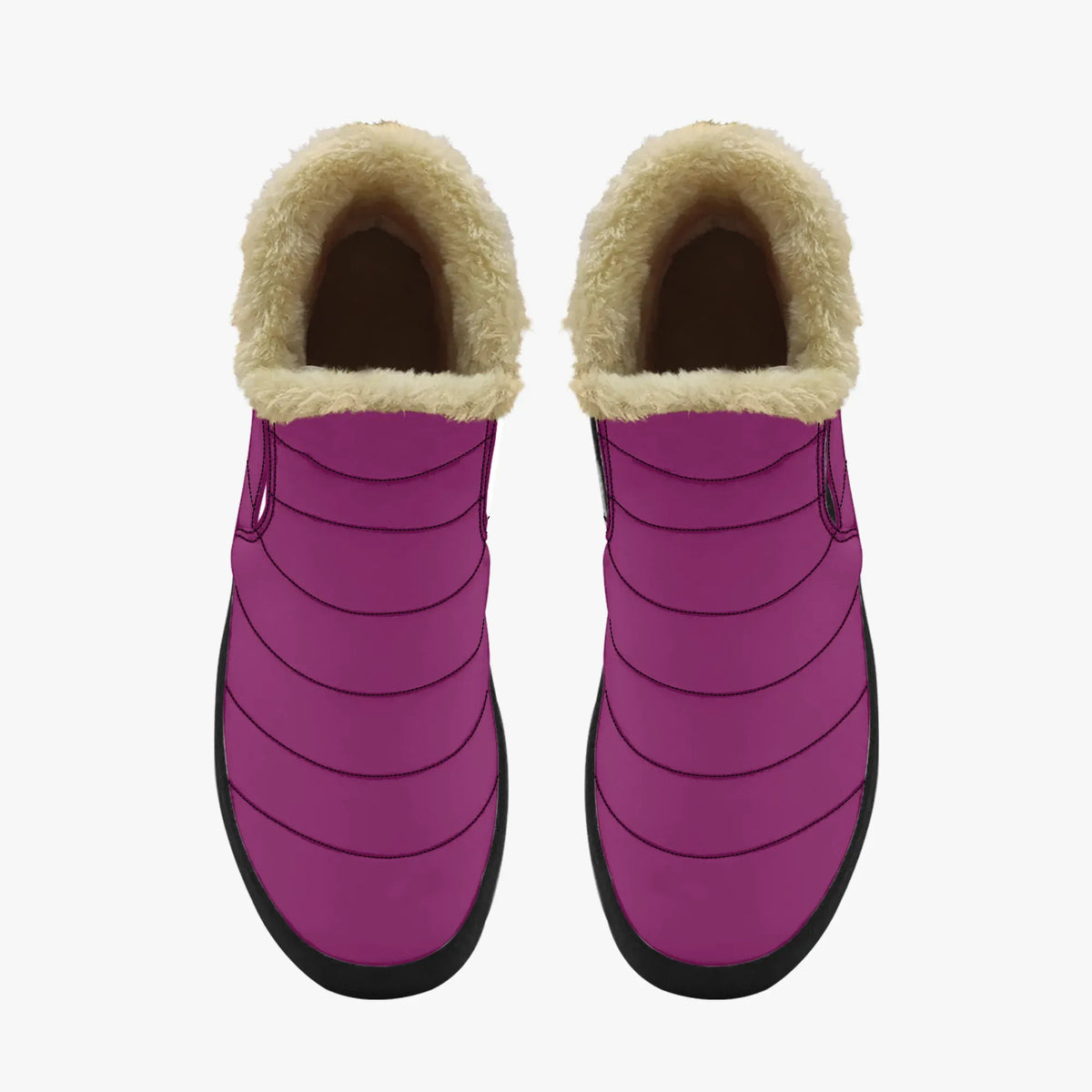 aubergine-faux-fur-slipper-slipper-jlr-design-jlr-design-de-5 - JLR Design
