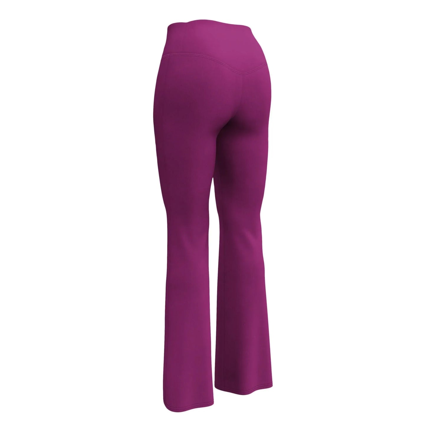 aubergine-high-waist-flare-leggings-flare-leggings-jlr-design-12 - JLR Design