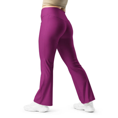 aubergine-high-waist-flare-leggings-flare-leggings-jlr-design-5 - JLR Design