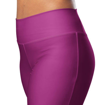 aubergine-high-waist-flare-leggings-flare-leggings-jlr-design-8 - JLR Design
