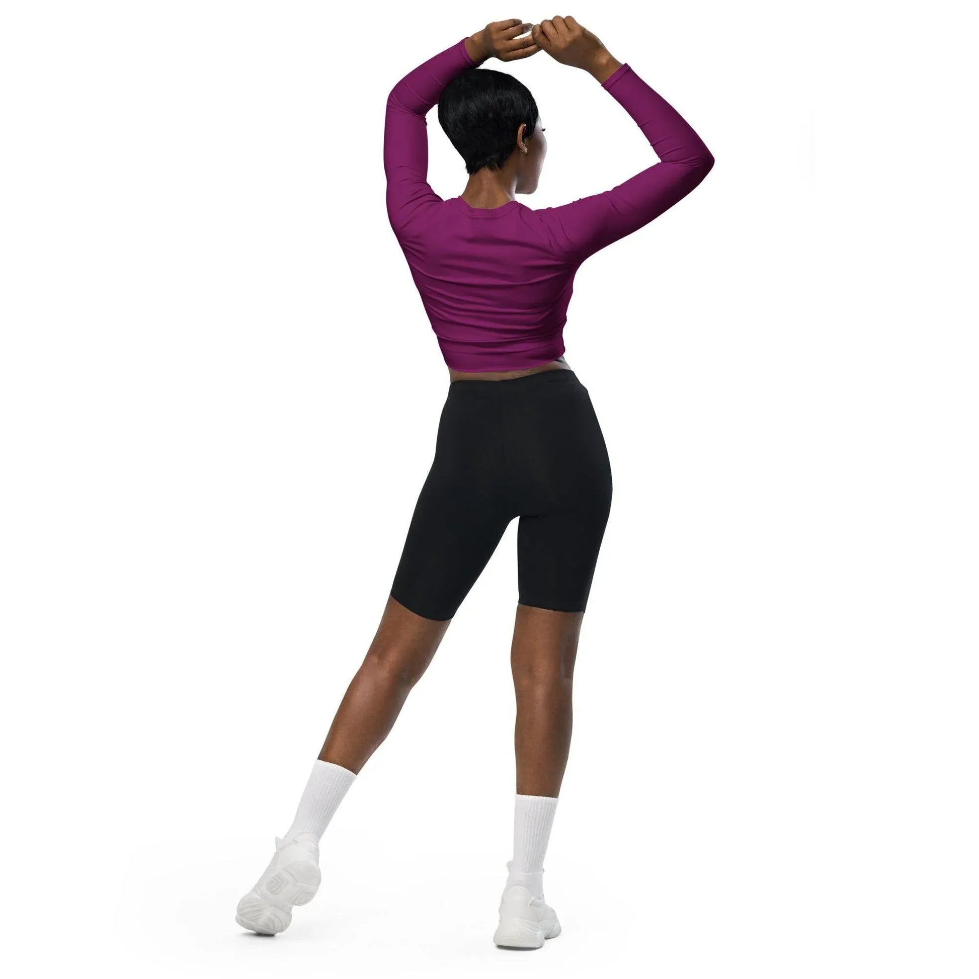 aubergine-long-sleeve-damen-crop-top-long-sleeve-crop-top-jlr-design-3 - JLR Design