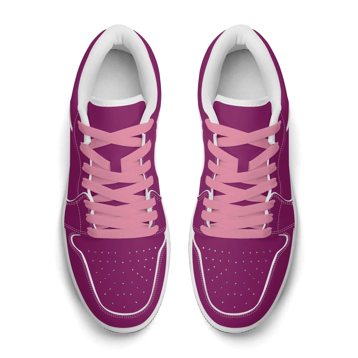 aubergine-low-top-leder-sneaker-fur-damen-sneaker-jlr-design-7 - JLR Design