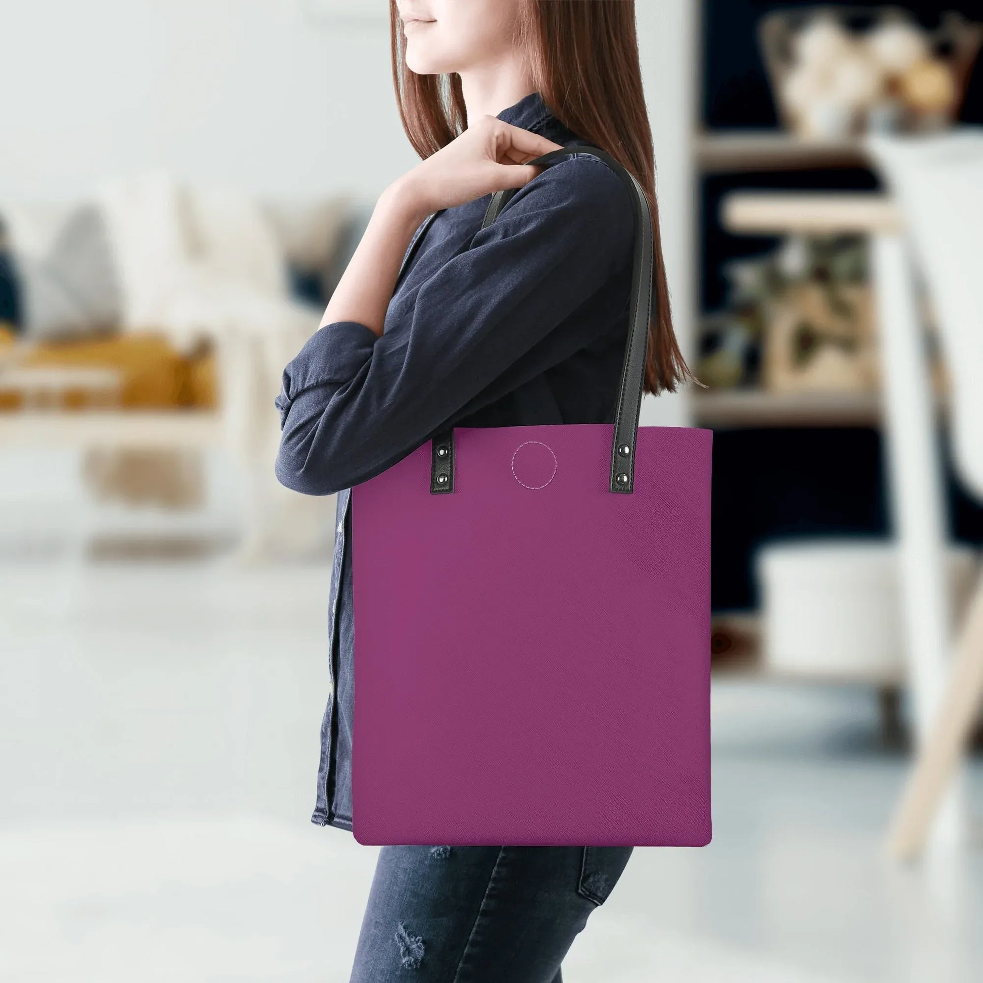 aubergine-pu-leder-handtasche-handtasche-jlr-design-5 - JLR Design