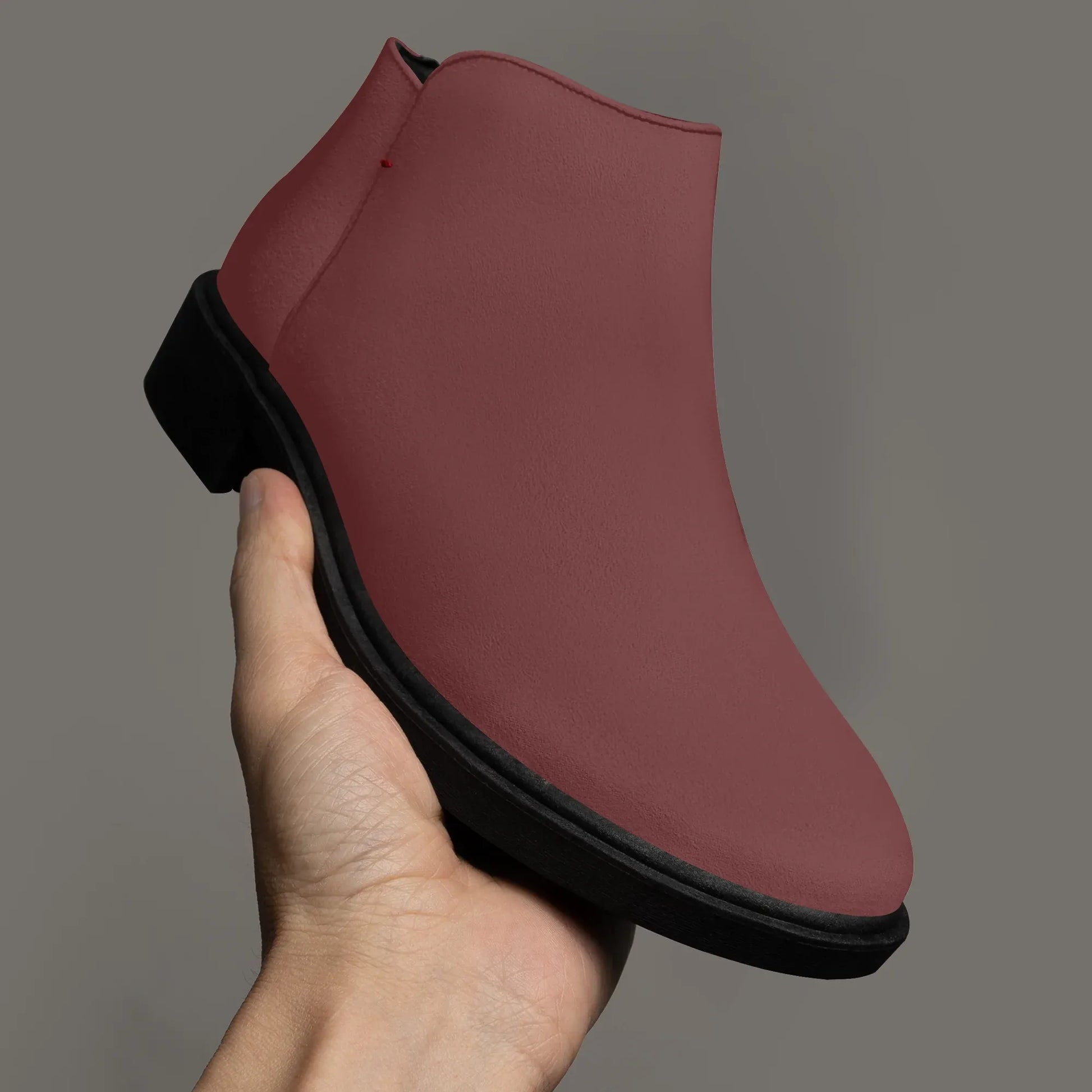 auburn-elegante-reissverschluss-stiefeletten-stiefeletten-jlr-design-3 - JLR Design