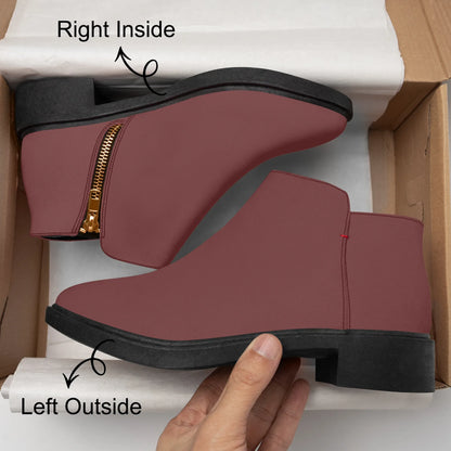 auburn-elegante-reissverschluss-stiefeletten-stiefeletten-jlr-design-8 - JLR Design