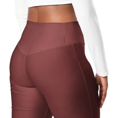 auburn-high-waist-flare-leggings-flare-leggings-jlr-design-6 - JLR Design