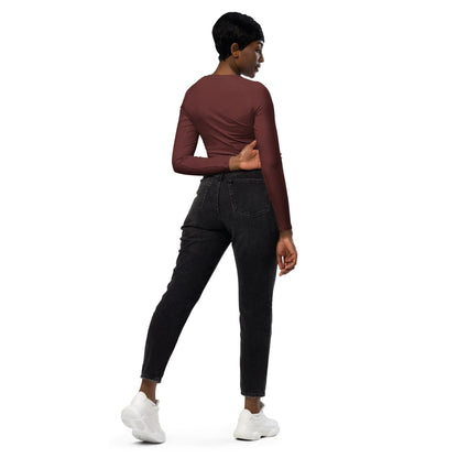 auburn-long-sleeve-damen-crop-top-long-sleeve-crop-top-jlr-design-4 - JLR Design