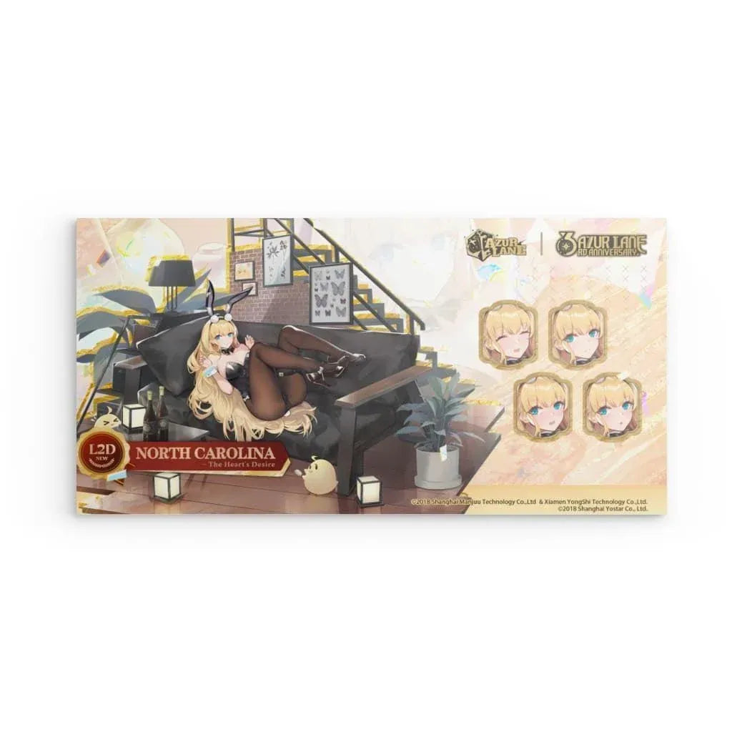 azur-lane-poster-3rd-anniversary-north-carolina-poster-jlr-design-1 - JLR Design