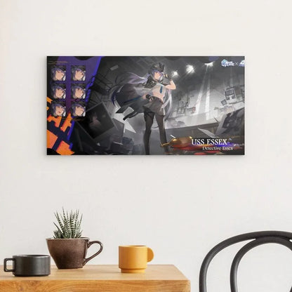 azur-lane-poster-4th-anniversary-detective-essex-poster-jlr-design-2 - JLR Design