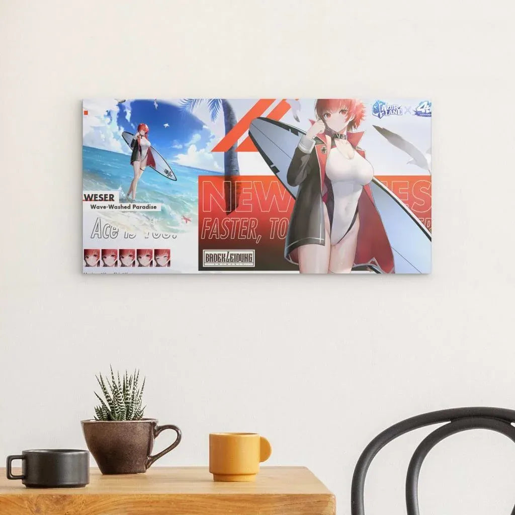 azur-lane-poster-4th-anniversary-weser-poster-jlr-design-2 - JLR Design