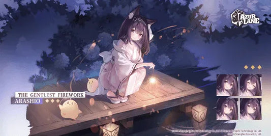 azur-lane-poster-arashio-mit-feuerwerk-poster-jlr-design-1 - JLR Design