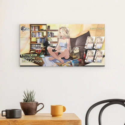 azur-lane-poster-bunker-hill-relaxation-poster-jlr-design-1 - JLR Design