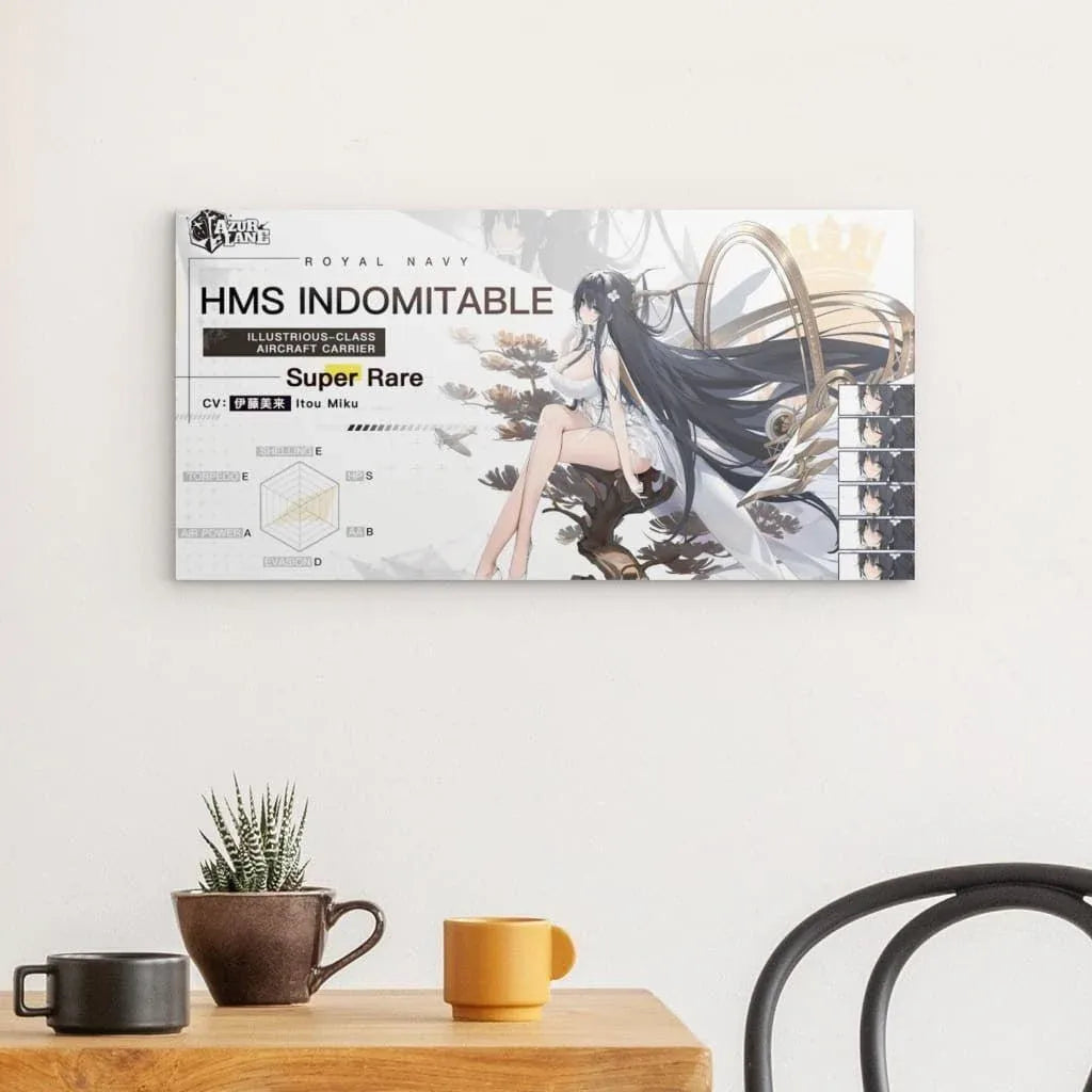 azur-lane-poster-charakter-hms-indomitable-poster-jlr-design-2 - JLR Design