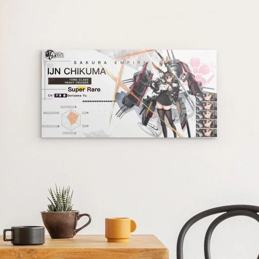 azur-lane-poster-charakter-ijn-chikuma-poster-jlr-design-2 - JLR Design