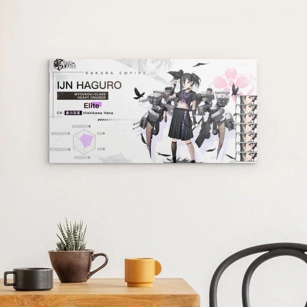 azur-lane-poster-charakter-ijn-haguro-poster-jlr-design-2 - JLR Design