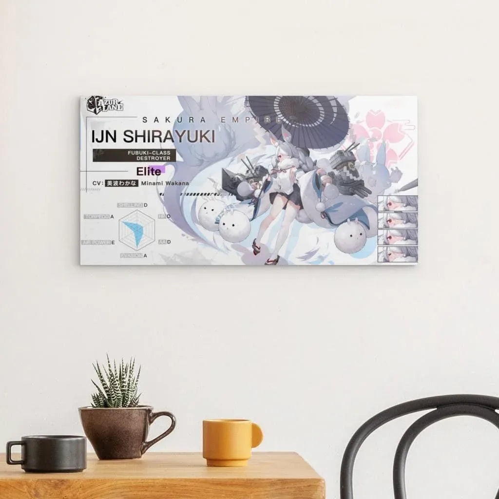 azur-lane-poster-charakter-ijn-shirayuki-poster-jlr-design-2 - JLR Design