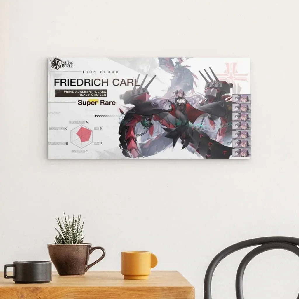 azur-lane-poster-charakter-iron-blood-friedrich-carl-metal-print-jlr-design-2 - JLR Design