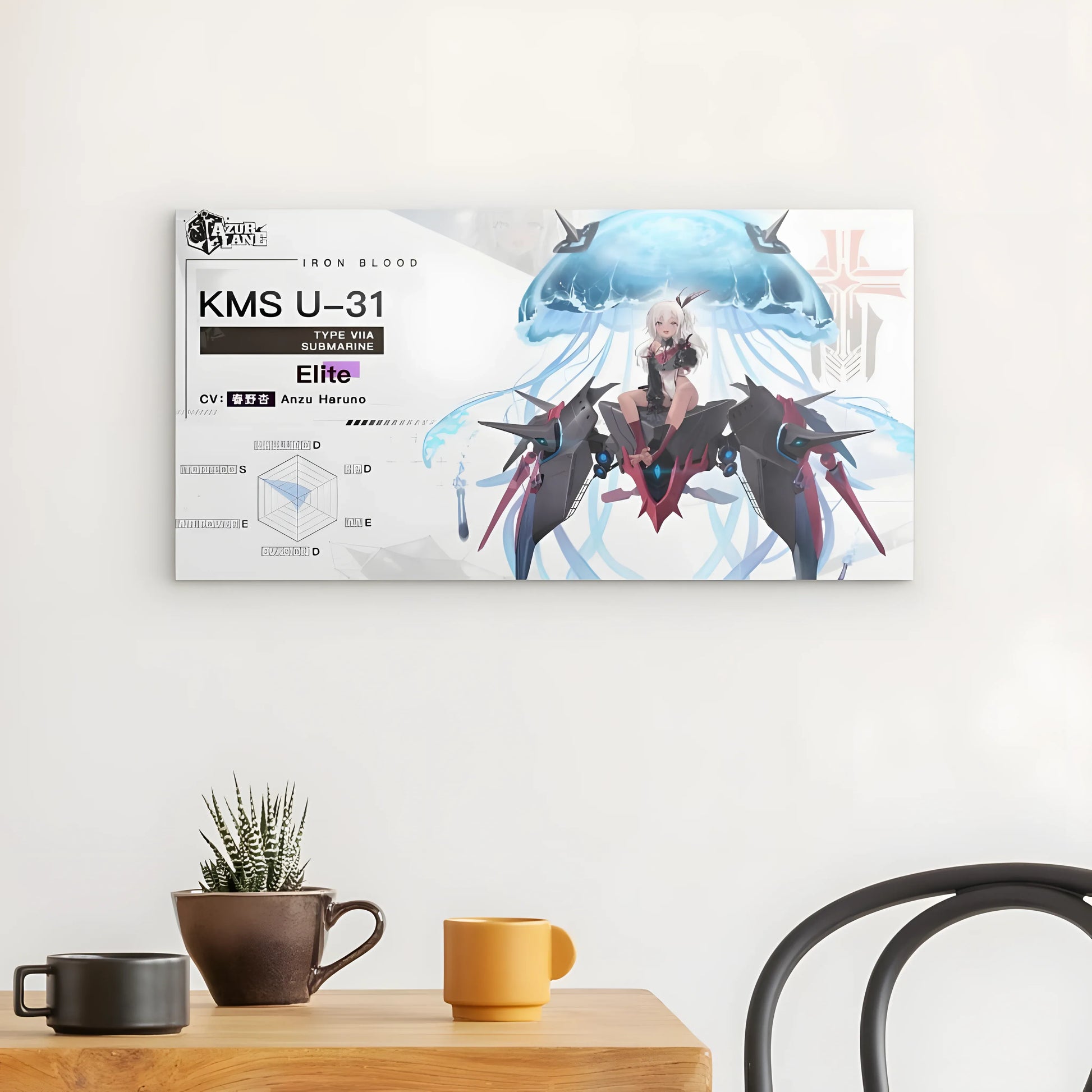 azur-lane-poster-charakter-iron-blood-kms-u31-metal-print-jlr-design-2 - JLR Design