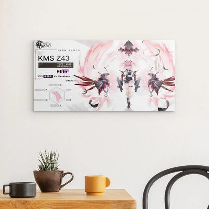 azur-lane-poster-charakter-iron-blood-kms-z43-metal-print-jlr-design-2 - JLR Design