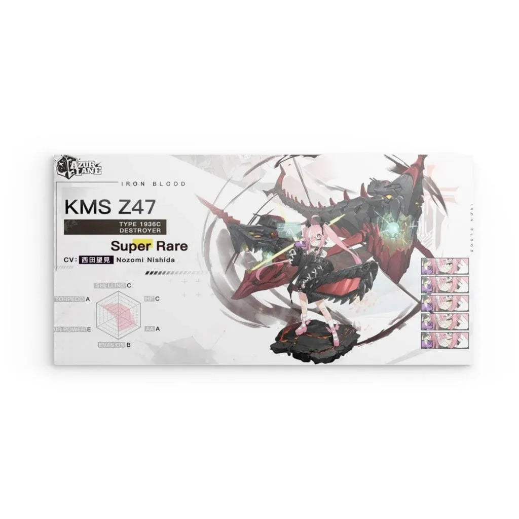 azur-lane-poster-charakter-iron-blood-kms-z47-metal-print-jlr-design-1 - JLR Design