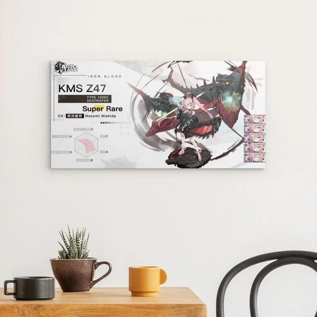 azur-lane-poster-charakter-iron-blood-kms-z47-metal-print-jlr-design-2 - JLR Design
