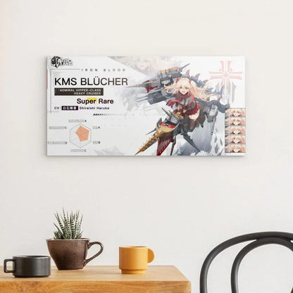 azur-lane-poster-charakter-kms-blucher-poster-jlr-design-2 - JLR Design