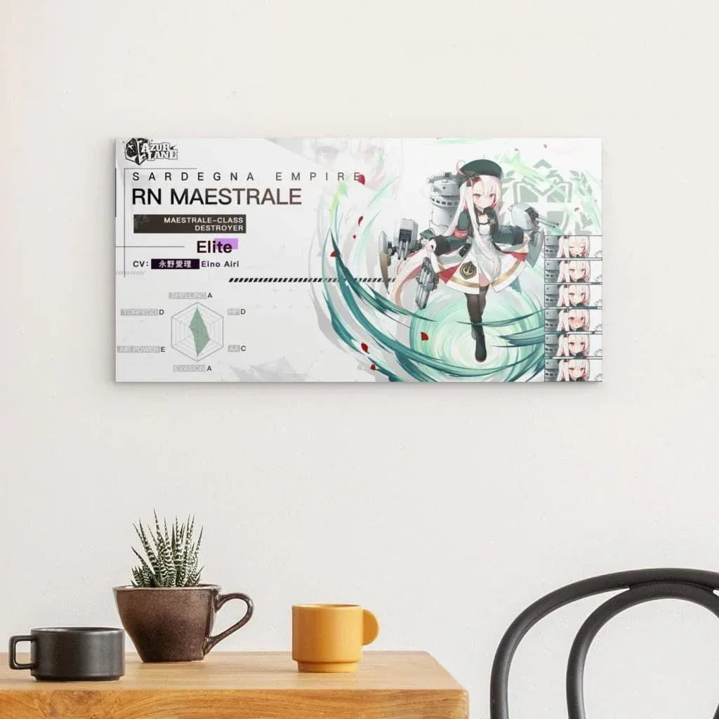 azur-lane-poster-charakter-rn-maestrale-poster-jlr-design-2 - JLR Design