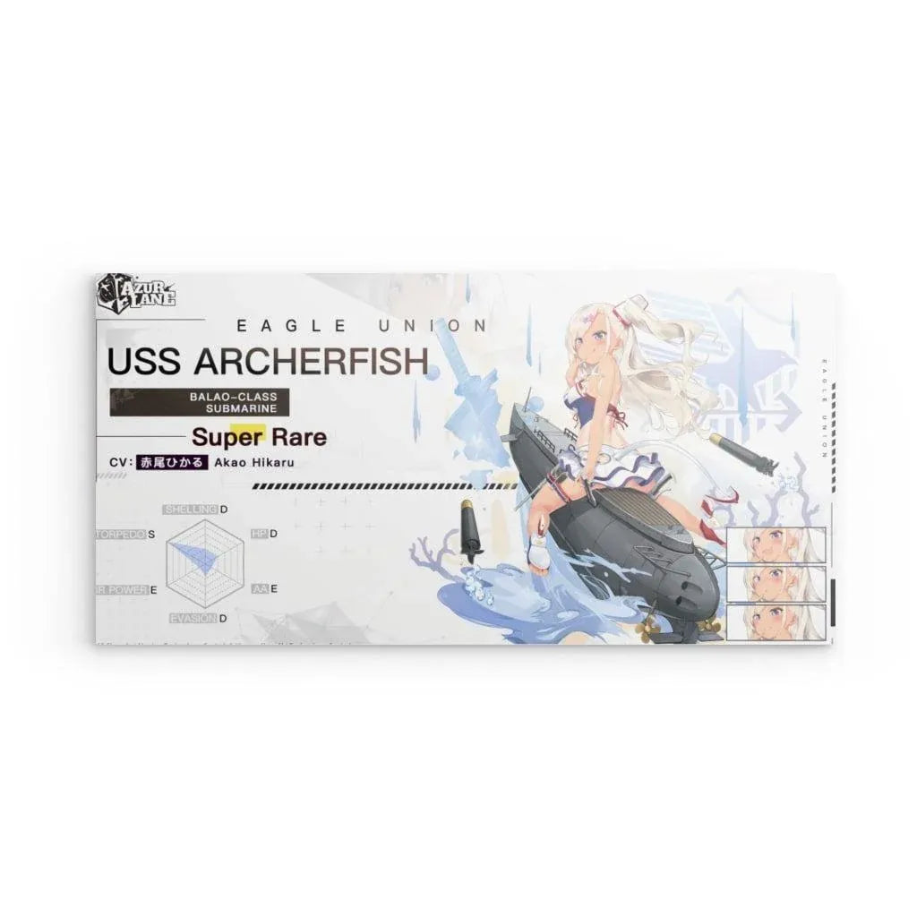 azur-lane-poster-charakter-uss-archerfish-poster-jlr-design-1 - JLR Design