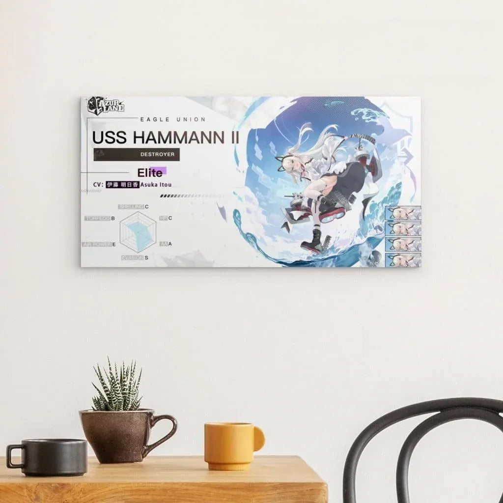 azur-lane-poster-charakter-uss-hammann-ii-poster-jlr-design-2 - JLR Design