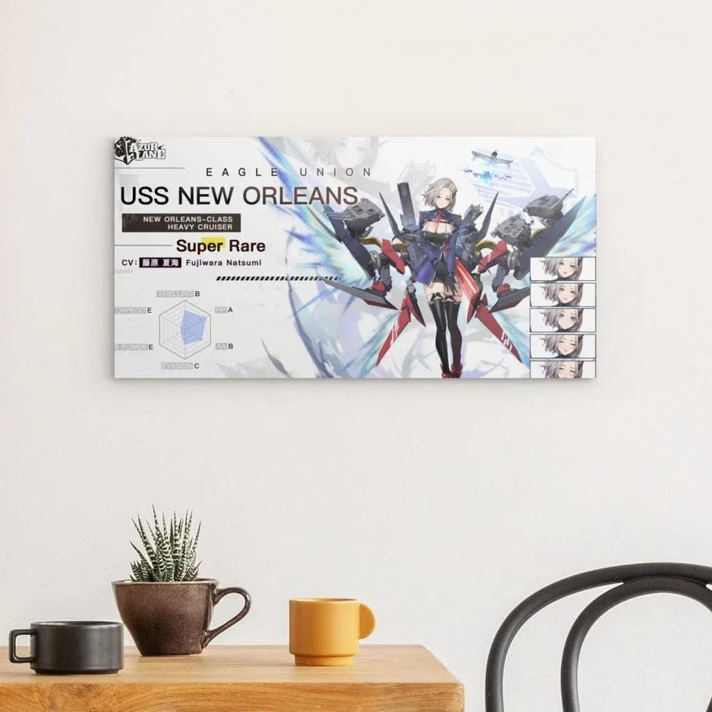 azur-lane-poster-charakter-uss-new-orleans-poster-jlr-design-2 - JLR Design